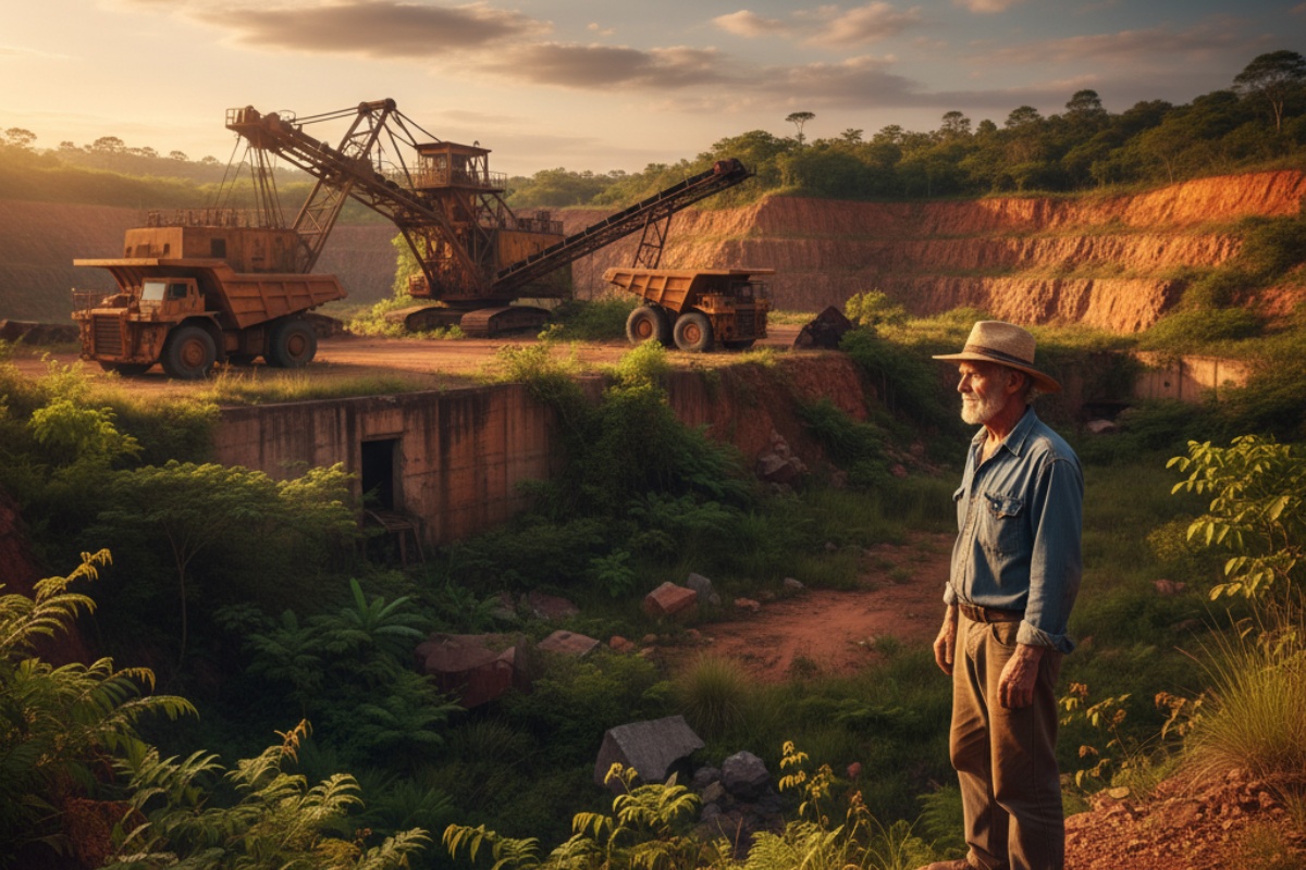 Jis buvo uždarytas 33 metus: svajonė vėl atidaryti vieną didžiausių aukso kasyklų Brazilijoje detalė 2