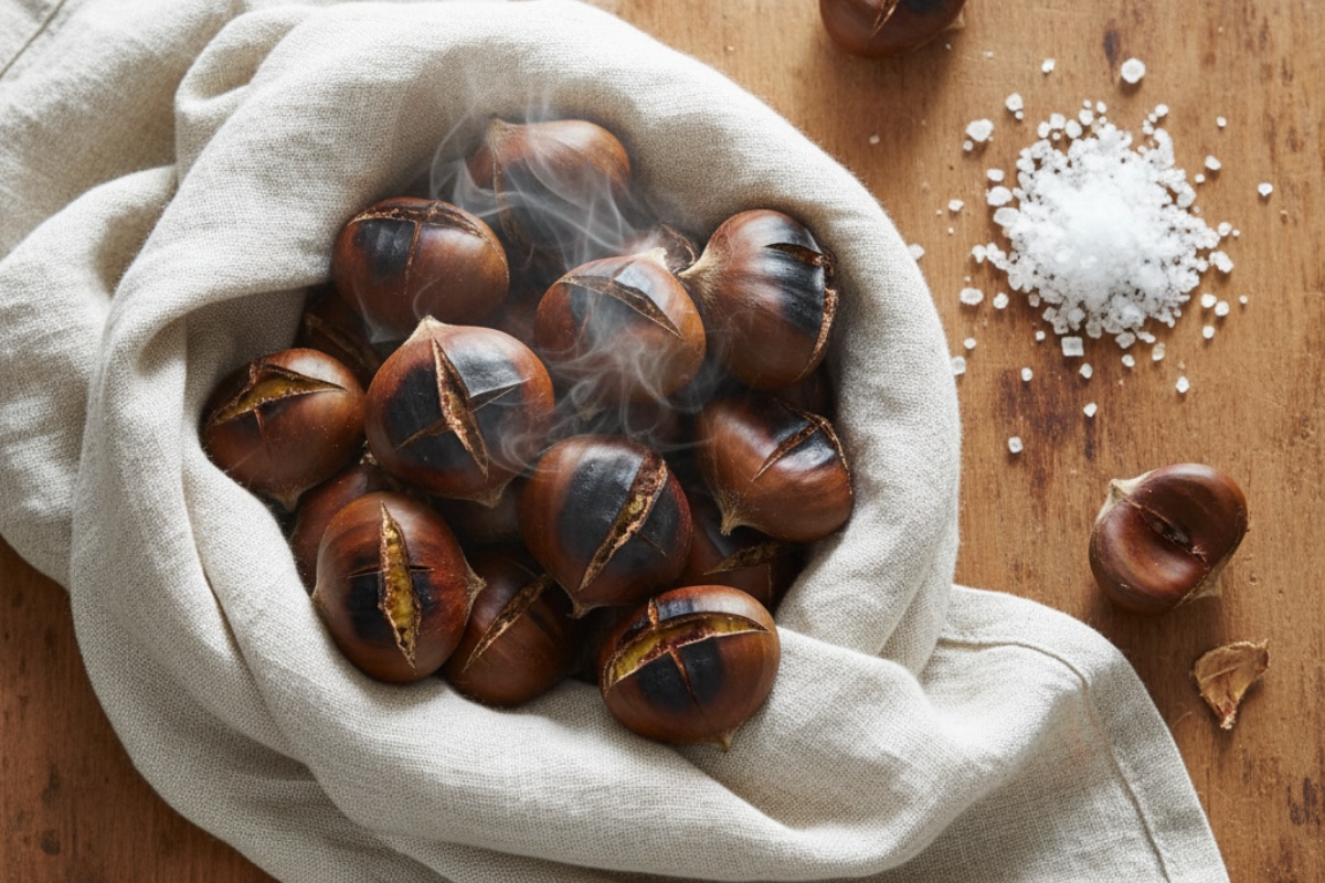 Nei keptuvėje, nei mikrobangų krosnelėje: skrudintų kaštonų triukas namuose toks pat, kaip ir iš gatvės detalės 2