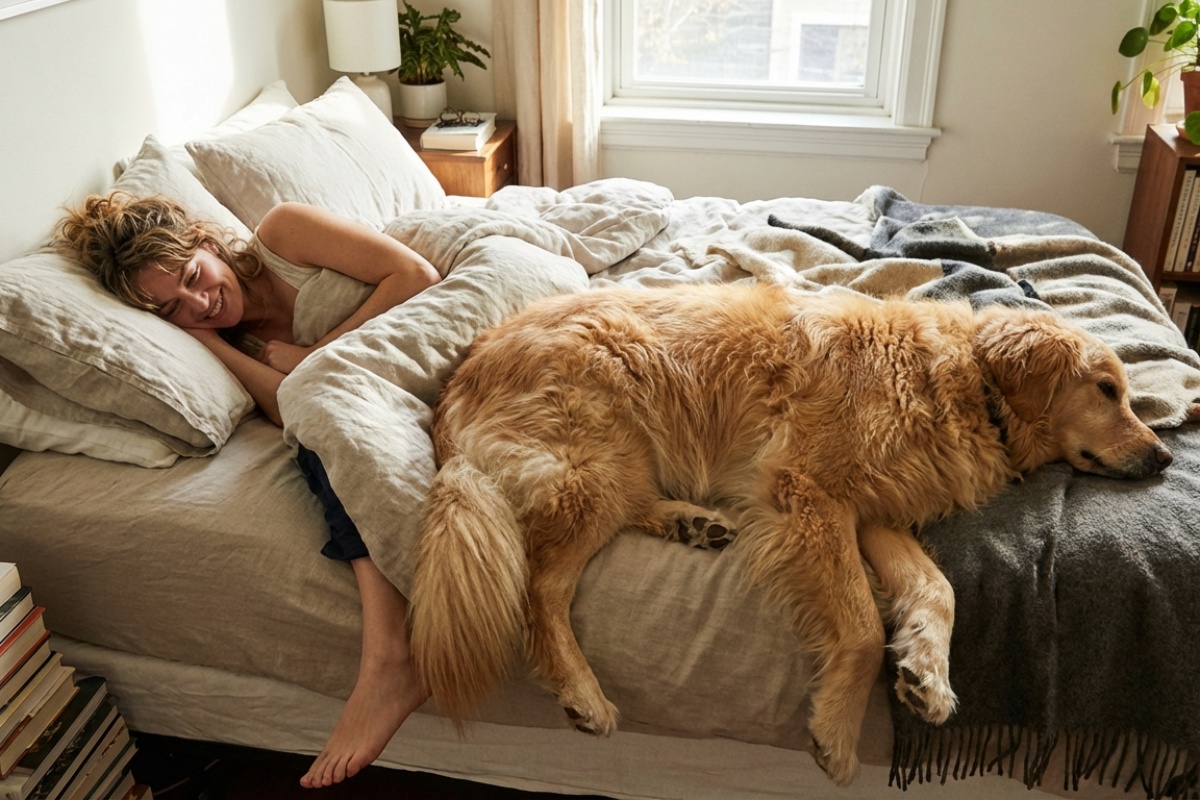 Jei miegate lovoje su savo augintiniu, psichologija sako, kad turite šiuos 7 būdingus bruožus 1