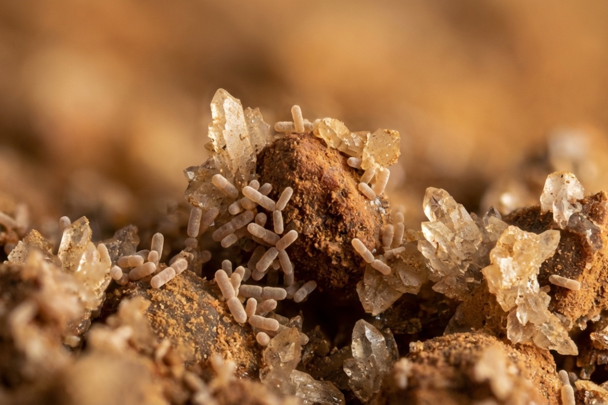 Marso teraformavimo manijoje radome dvi bakterijas: viena sukuria cementą, kita apsaugo jį 1