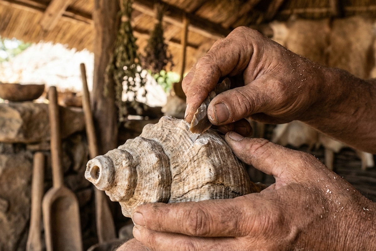 Tai atrodo kaip jūros kriauklė, iš tikrųjų taip yra 
